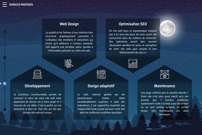 Capture d'écran du site web Devolta