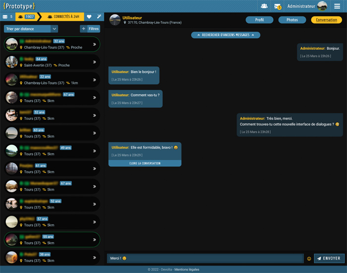 Création d'application web : Interface de dialogues